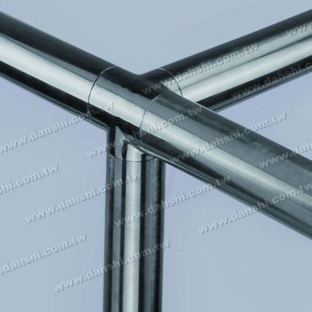 S.S.丸形管内部90°Tコネクター4方向出口 - ステンレス鋼丸形管内部90度Tコネクター4方向出口 S.S.丸形管内部90°Tコネクター4方向出口 - ステンレス鋼丸形管内部90度Tコネクター4方向出口