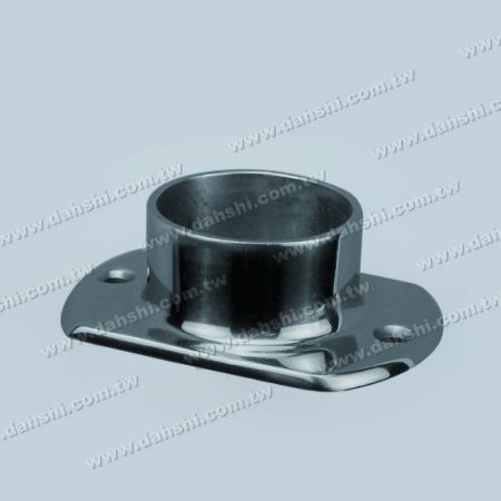 Paslanmaz Çelik Yuvarlak Boru Oval Taban Plakası - Paslanmaz Çelik Yuvarlak Boru Oval Taban Plakası