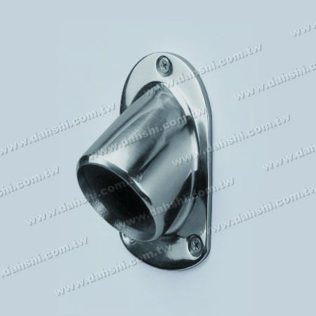 S.S. Round Tube Oval Shape Angle Fix 122°~138° Base - Stainless Steel Round Tube Oval Shape Angle Fix 122°~138° Base Plate