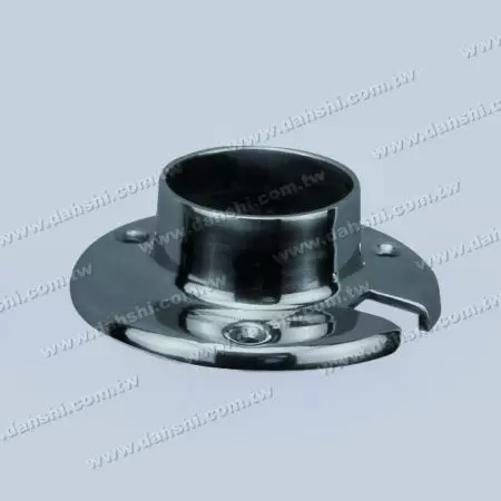 S.S. Round Tube Round Base Plate Glass Wall Use - Stainless Steel Round Tube Round Base Plate Glass Wall Use