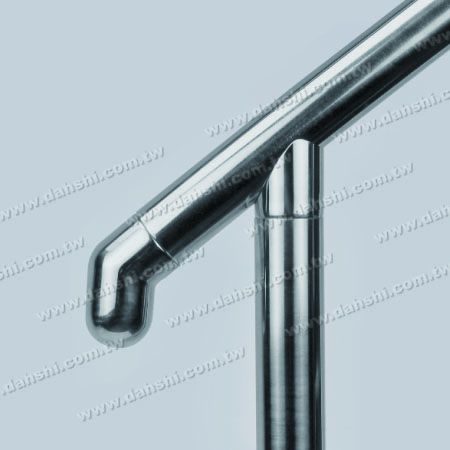 S.S. Round Tube 135° Handrail End Dome Top - Stainless Steel Round Tube 135degree Handrail End Dome Top