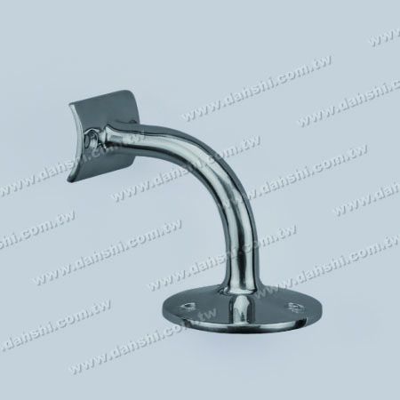 Round Tube Handrail Wall Bracket - Screw Exposed Bracket - Stainless Steel Round Tube Handrail Wall Bracket - Angle Fixed (SS:2028A)