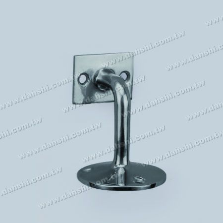 Rectangular Tube Handrail Wall Bracket - Screw Exposed Bracket - Stainless Steel Square Tube, Rectangular Tube Handrail Wall Bracket - Angle Fixed (SS:2029A)