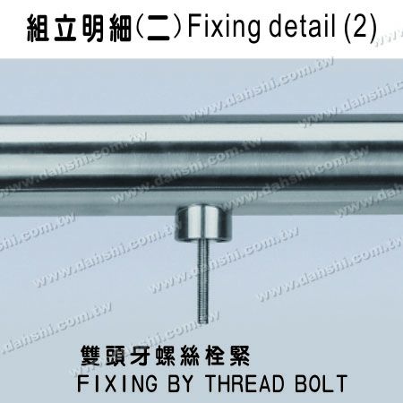 Installing Diagram(2)：tight up double end screws hanger bolt