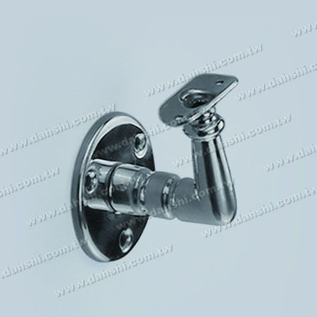 Round Tube Handrail Wall Bracket - Screw Exposed Bracket - Stainless Steel Round Tube Handrail Wall Bracket