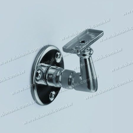 Rectangular Tube or Wood Rail Wall Bracket - Screw Exposed Bracket - Rectangular Tube or Wood Rail Wall Bracket