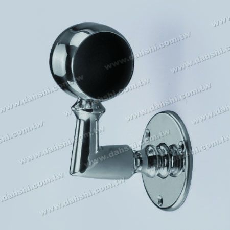 大型套管式圓管扶手頭尾牆壁固定座(左) - 螺釘外露型腳座 - 大型套管式圓管扶手頭尾牆壁固定座(左)