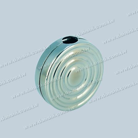 Morsetto decorativo a cerchi concentrici accessori per tubo rotondo da 12 mm - Morsetto decorativo a cerchi concentrici accessori per tubo rotondo da 12 mm