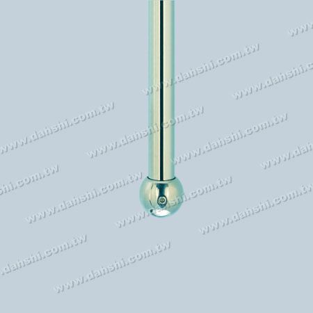 S.S. Round Tube/Bar Ball Type End Cap - Stainless Steel Round Tube/Bar Ball Type End Cap