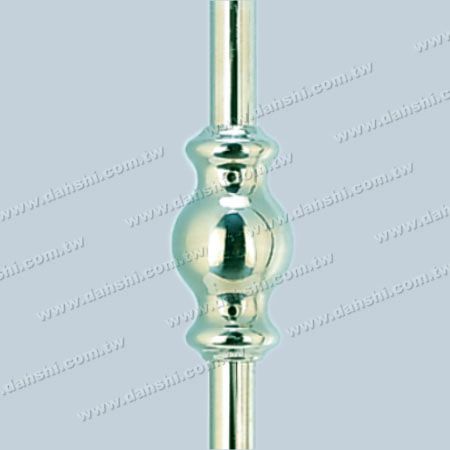 Boule décorative en forme de bonbon accessoire pour tube rond de 12 mm - Boule décorative en forme de bonbon accessoire pour tube rond de 12 mm