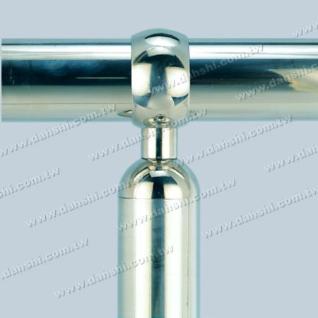 Соединитель перпендикулярного столба поручня круглой трубы из нержавеющей стали с кольцом - Нержавеющая сталь Круглая труба Перпендикулярный соединитель перил через кольцо Соединитель перпендикулярного столба поручня круглой трубы из нержавеющей стали с кольцом - Нержавеющая сталь Круглая труба Перпендикулярный соединитель перил через кольцо