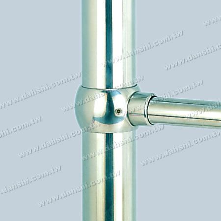 不銹鋼圓管橫杆與立柱接頭 - 單個出口 - 不銹鋼圓管橫杆與立柱接頭 - 單個出口
