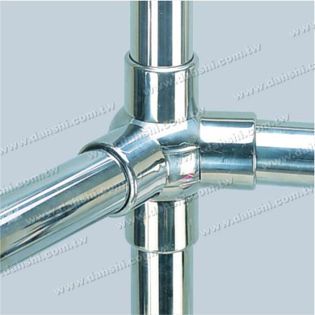 不銹鋼圓管插內圓型活動四通彎頭