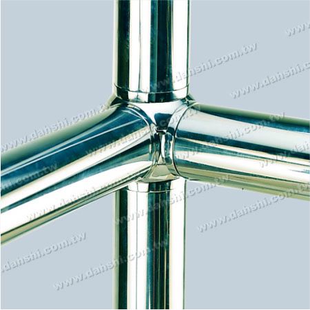 不銹鋼圓管套外圓型活動四通彎頭