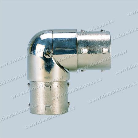 Gomito interno regolabile per tubo rotondo in acciaio inossidabile - Gomito interno regolabile in acciaio inossidabile per tubo rotondo