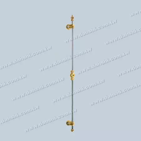 تک لوازم جانبی تزئینی شکل شیرینی توپ با پوشش تیتانیوم برای لوله دایره ای 12 میلیمتری