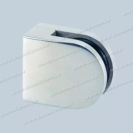 S.S. Glass Clamp D Shape - Stainless Steel Glass Clamp D Shape - No Need to Drill Hole on Glass