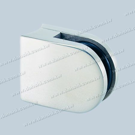 S.S. Glass Clamp D Shape - Stainless Steel Glass Clamp D Shape - No Need to Drill Hole on Glass