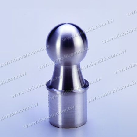 Tappo di chiusura a sfera per tubo rotondo in acciaio inossidabile - Tappo di chiusura a sfera in acciaio inossidabile per tubo rotondo - Dimensione sfera 42.4mm