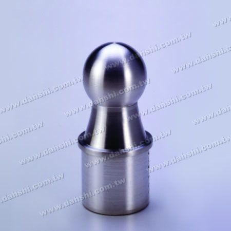 Крышка для круглой трубы из нержавеющей стали с шаровым типом - Крышка из нержавеющей стали для круглой трубы с шаровым типом - размер шара 36мм