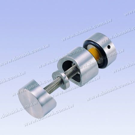 S.S. Glass Clamp 3 Pieces Set - Need to Drill Hole on Glass - Stainless Steel Glass Clamp 3 Pieces Set - Need to Drill Hole on Glass