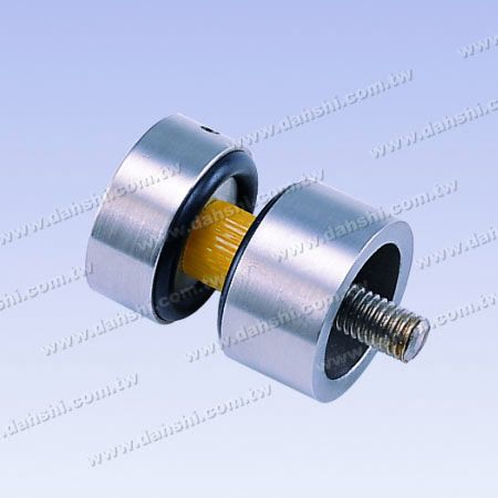 S.S. Glass Clamp 2 Pieces Set - Need to Drill Hole on Glass - Stainless Steel Glass Clamp 2 Pieces Set - Need to Drill Hole on Glass