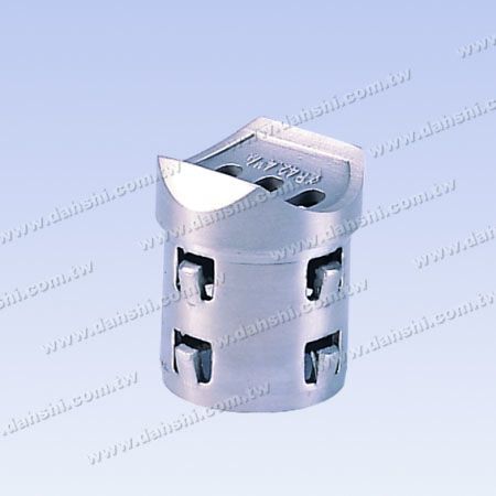 Konektor za prečnik iz nerjavečega jekla s pravokotnim stebrom in ročajem - zasnova izhodne vzmeti - brez varjenja/ primerno za lepilo