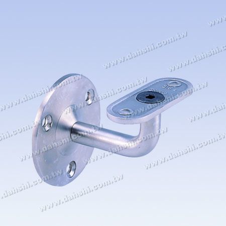 S.S. Square, Rectangular Tube Handrail Wall Bracket - Screw Exposed Bracket - Stainless Steel Square Tube, Rectangular Tube Handrail Wall Bracket - Angle Fixed