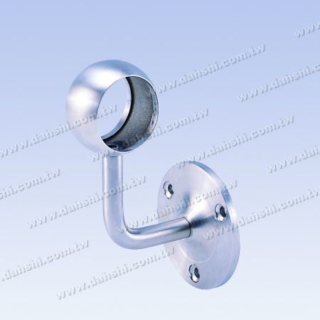 Support de mur de main courante de tube rond interne - Support de main courante tubulaire interne - Support mural rond exposé pour tube