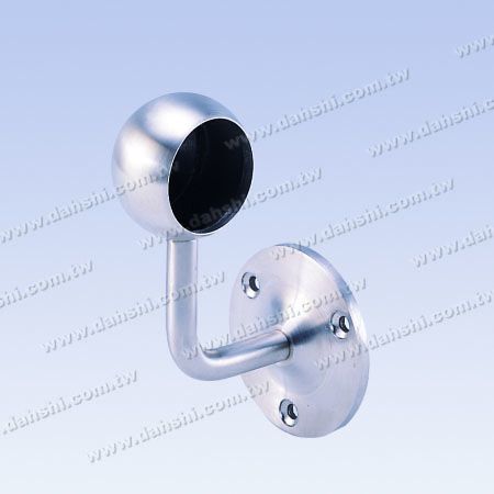 Internal Round Tube Handrail Two Size Wall Bracket - Screw Exposed Bracket - Internal Round Tube Handrail Two Size Wall Bracket