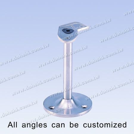 Support supérieur de balustrade d'intérieur - 45° - Support de balcon ou décoration intérieure - Support supérieur de balustrade exposée - 45 degrés