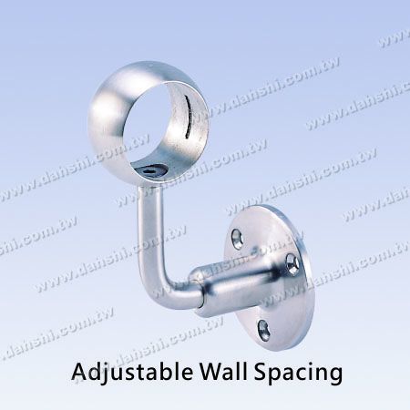 دعامة الجدار الداخلية للأنبوب الدائري - دعامة الجدار للدرابزين الداخلي طول قابل للتعديل - دعامة الجدار للأنبوب الدائري الداخلي للدرابزين قابلة للتعديل بين الحائط والدرابزين