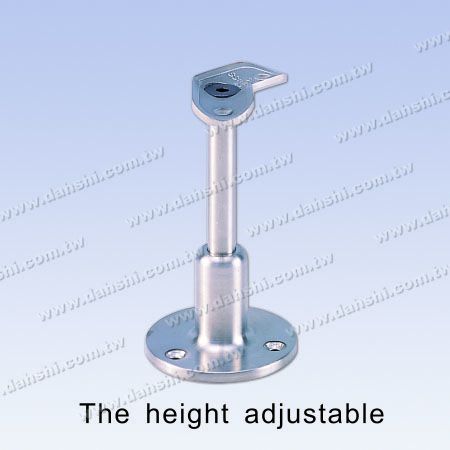 حاجز داخلي لديكور الداخلية حاجز علوي ارتفاع قابل للتعديل - 45° - برغي حامل مكشوف - شرفة أو ديكور داخلي حاجز حاجز علوي قابل للتعديل - 45 درجة