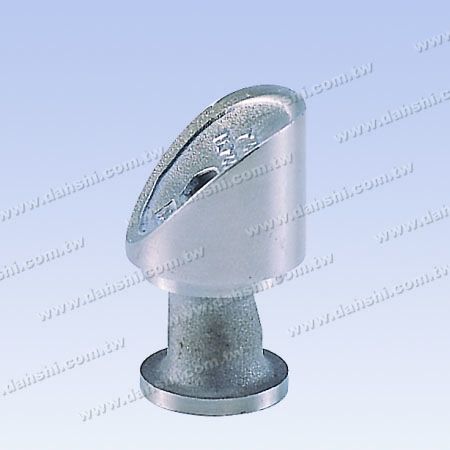 Povezovalnik za navpični stolp iz nerjavečega jekla za okroglo cevni ročaj s 127° kotom in zunanjim pokrovom - Povezovalnik za navpični stolp iz nerjavečega jekla za okroglo cevni ročaj z zunanjim pokrovom pod kotom 127°