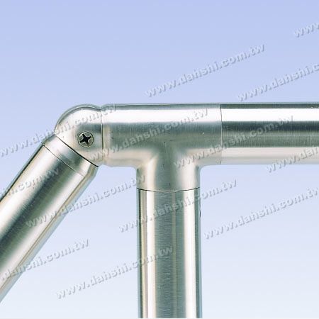 Codo interno de tubo redondo de acero inoxidable, ángulo de bola ajustable - Codo interno ajustable de ángulo de bola para tubo redondo de acero inoxidable