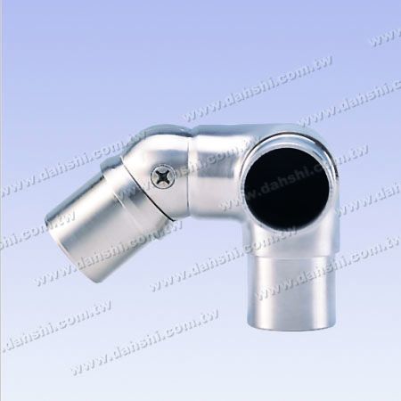 S.S. Round Tube Corner Conn. Ball 3 Way Out Right Angle Adj. - Stainless Steel Round Tube Internal Stair Corner Connector Ball 3 Way Out Right Angle Adjustable