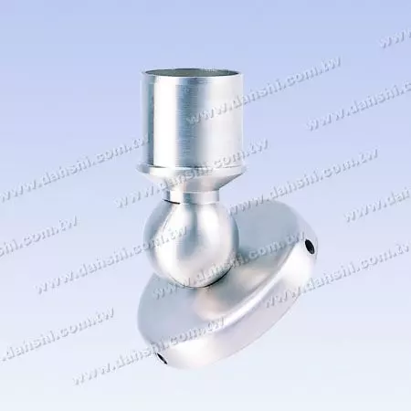 S.S. Handrail Support Angle Adj. Internal - Stainless Steel Round Tube Handrail Support Angle Adjustable Internal - Screw Invisible