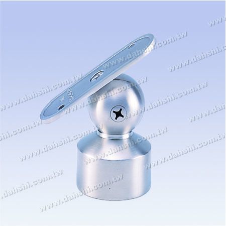 不锈钢圆管扶手与立柱免焊圆管插内式楼梯活动接头 - 不锈钢圆管扶手与立柱免焊圆管插内式楼梯活动接头