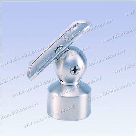 不锈钢圆管扶手与立柱免焊圆管插内式楼梯活动接头 - 不锈钢圆管扶手与立柱免焊圆管插内式楼梯活动接头