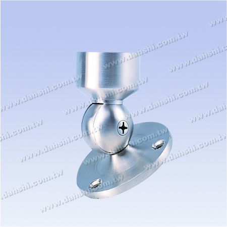 S.S. Handrail Support Angle Adj. Internal - Stainless Steel Round Tube Handrail Support Angle Adjustable Internal - Screw Expose