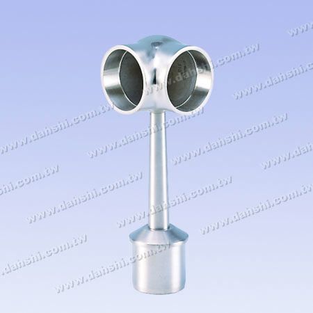 S.S. okrogla cev pravokotni steber spojnik 90° kotni obroč trapezoidno steblo - Nerjaveče jeklo okrogla cev ograje pravokotni steber spojnik 90° kotni obroč trapezoidna stebla