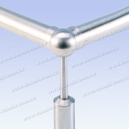 S.S. Round Tube Perp. Post Conn. 90° Corner Ring Trapezoid Stem - Stainless Steel Round Tube Handrail Perpendicular Post Connector 45deg Corner Ring Trapezoidal Stem S.S. Round Tube Perp. Post Conn. 90° Corner Ring Trapezoid Stem - Stainless Steel Round Tube Handrail Perpendicular Post Connector 45deg Corner Ring Trapezoidal Stem