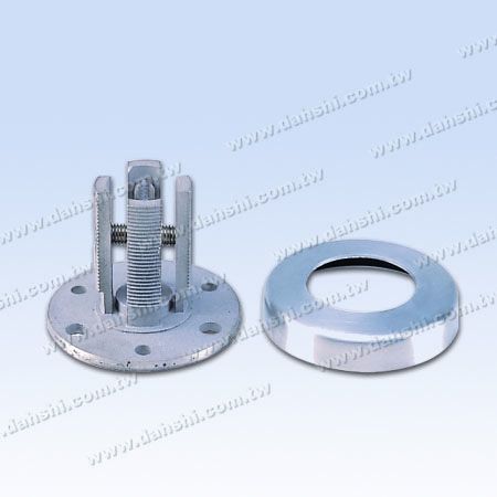 不锈钢圆管塞入管内膨胀磨擦管壁固定座 - 不锈钢圆管塞入管内膨胀磨擦管壁固定座