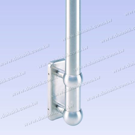 پایه پشتی مستطیلی پایه فولاد ضد زنگ S.S. - پایه دستگیره لوله استیل ضد زنگ مستطیلی پشتی گرد پایه پشتی مستطیلی پایه فولاد ضد زنگ S.S. - پایه دستگیره لوله استیل ضد زنگ مستطیلی پشتی گرد