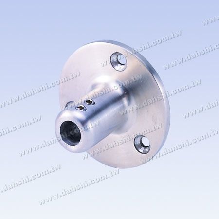 S.S. Round Tube External Insert End Angle Fix - Stainless Steel Round Tube Handrail External Insert End Angle Fix - Screw Expose