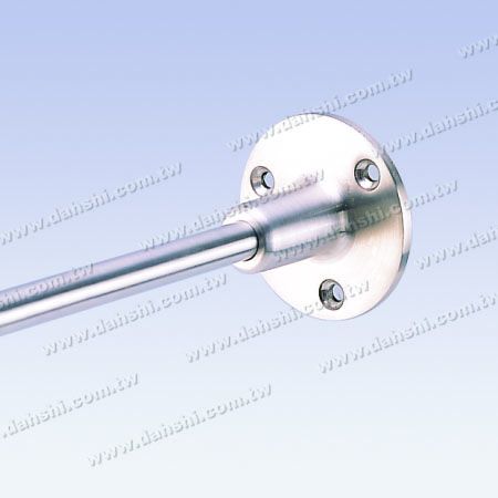 S.S. Round Tube External Insert End Angle Fix - Stainless Steel Round Tube Handrail External Insert End Angle Fix - Screw Expose