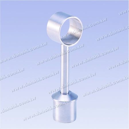 Konektor za vertikalno stebrično ograjo iz S.S. krožne cevi skozi obroč - Konektor za vertikalno stebrično ograjo iz nerjavečega jekla s krožno cevjo skozi obroč