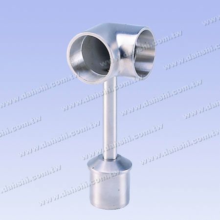 Konektor za navpične stebre iz nerjavečega jekla 90° kotni obroč - Konektor za navpične stebre iz nerjavečega jekla za okroglo cevasto ograjo 90° kotni obroč