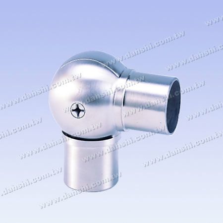 S.S. Round Tube Internal Elbow Ball Type Conn. Angle Adj. - Stainless Steel Round Tube Internal Elbow Ball Type Connector Angle Adjustable
