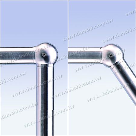 S.S.ラウンドチューブ内部エルボボールタイプコネクタ角度調整 - ステンレス鋼ラウンドチューブ内部エルボボールタイプコネクタ角度調整可能 S.S.ラウンドチューブ内部エルボボールタイプコネクタ角度調整 - ステンレス鋼ラウンドチューブ内部エルボボールタイプコネクタ角度調整可能